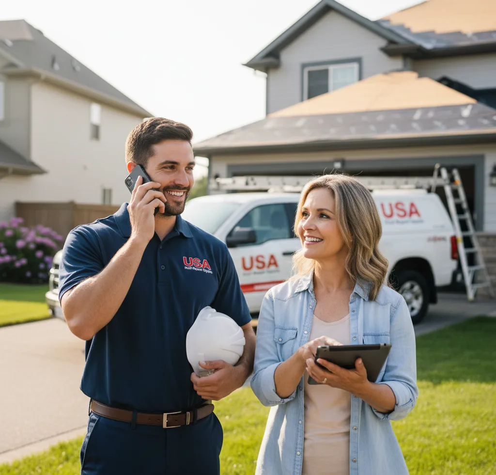 USA Roof Repair Experts customer support in Ashville
